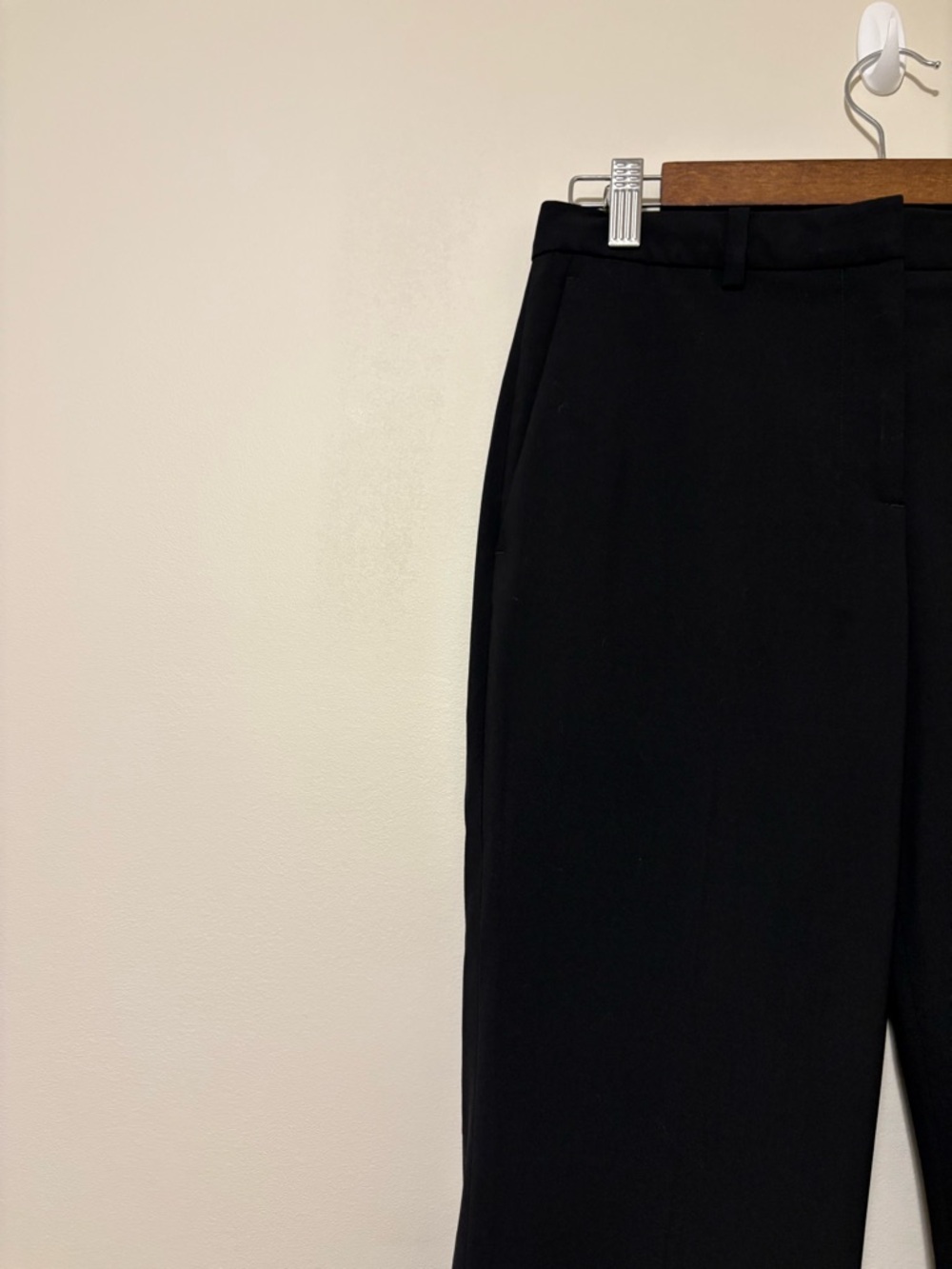 Theory Pants black Classic Tailored Fit Size 4 Wool - Picture 4 of 11